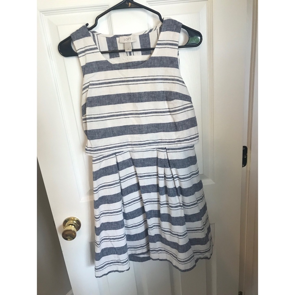 Striped dress from Loft